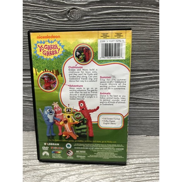 Yo Gabba Gabba: Clubhouse DVD 2010 Nickelodeon Nick Jr. Untested - Picture 2 of 3